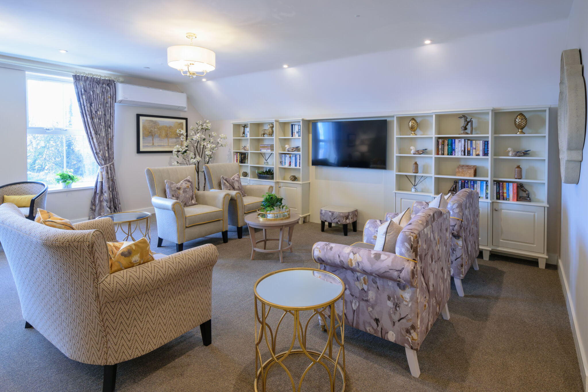 All the lounges at St Mary's Riverside care home offer areas to sit and chat, watch television or take in the views of Hessle Foreshore