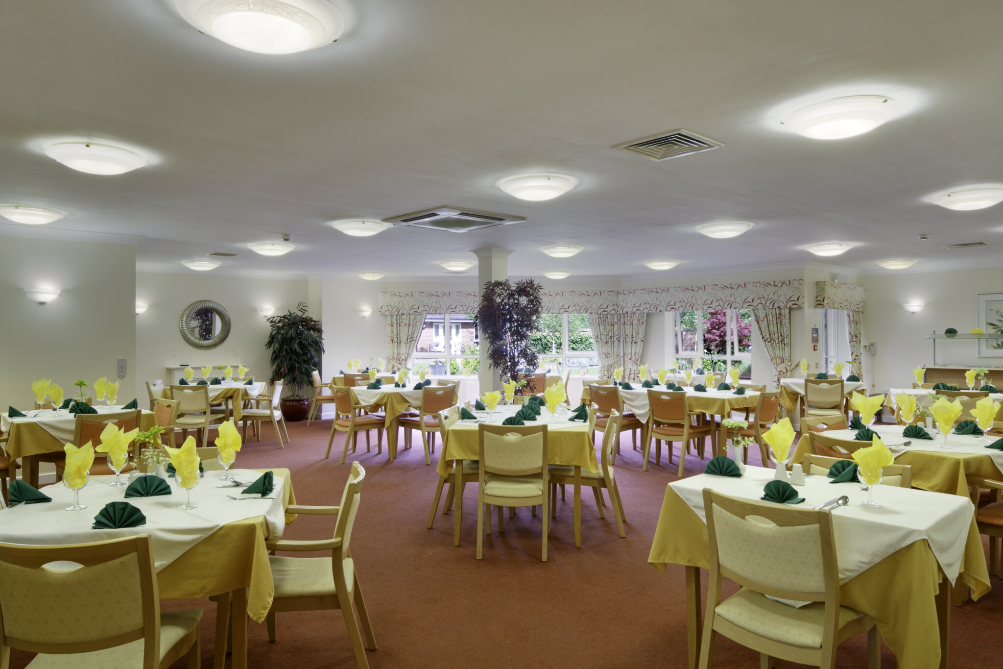 The dining room at St Mary's Care Centre in Anlaby