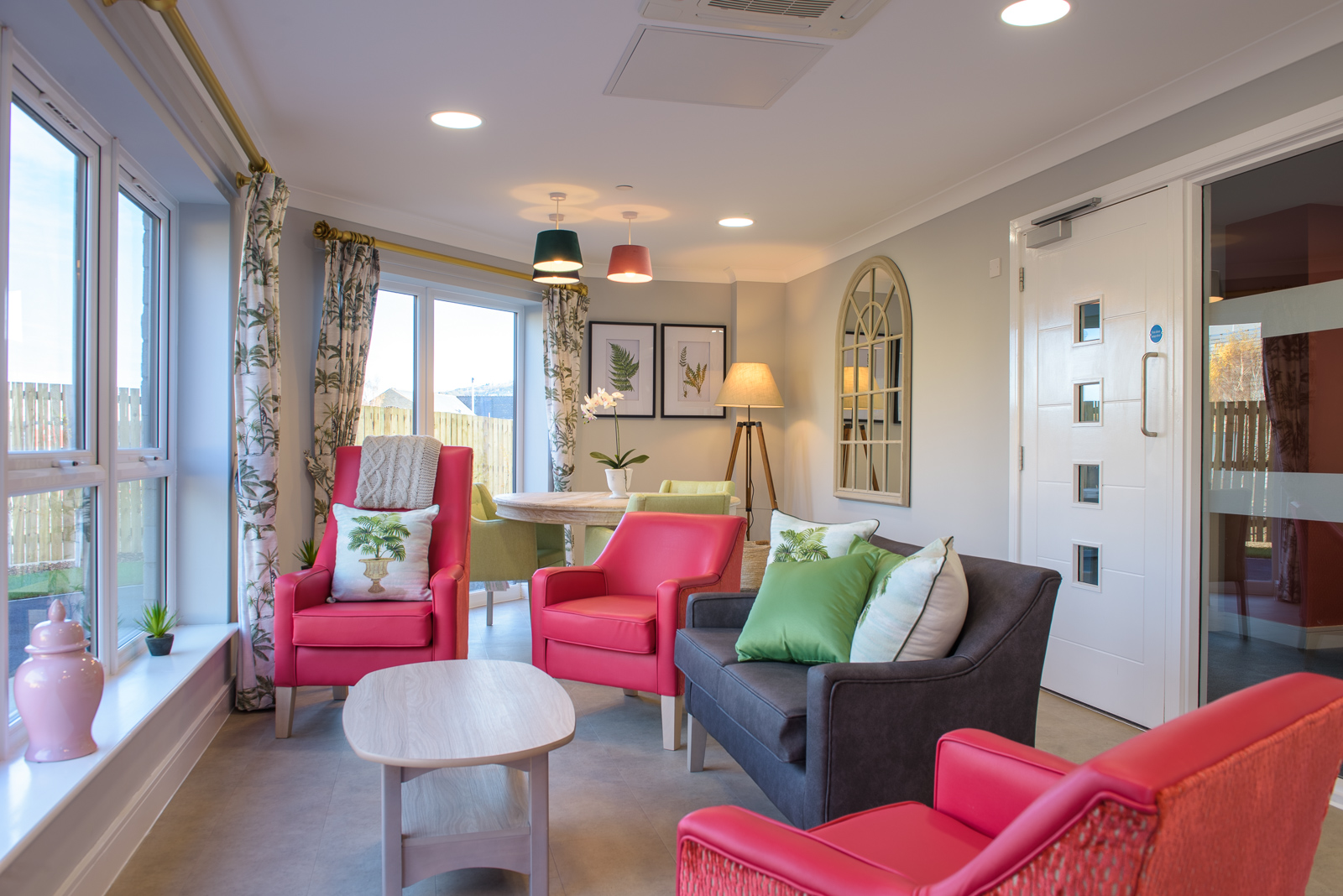 There are a few lounges on each floor at Shipley Manor Care Home in Shipley