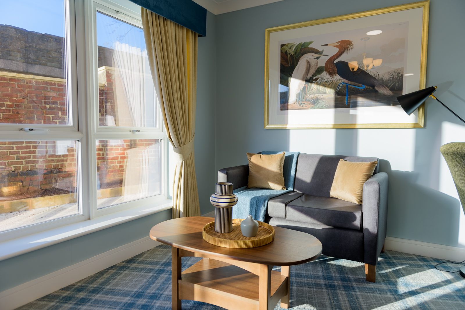 A lounge area at Shipley Manor Care Home in Shipley