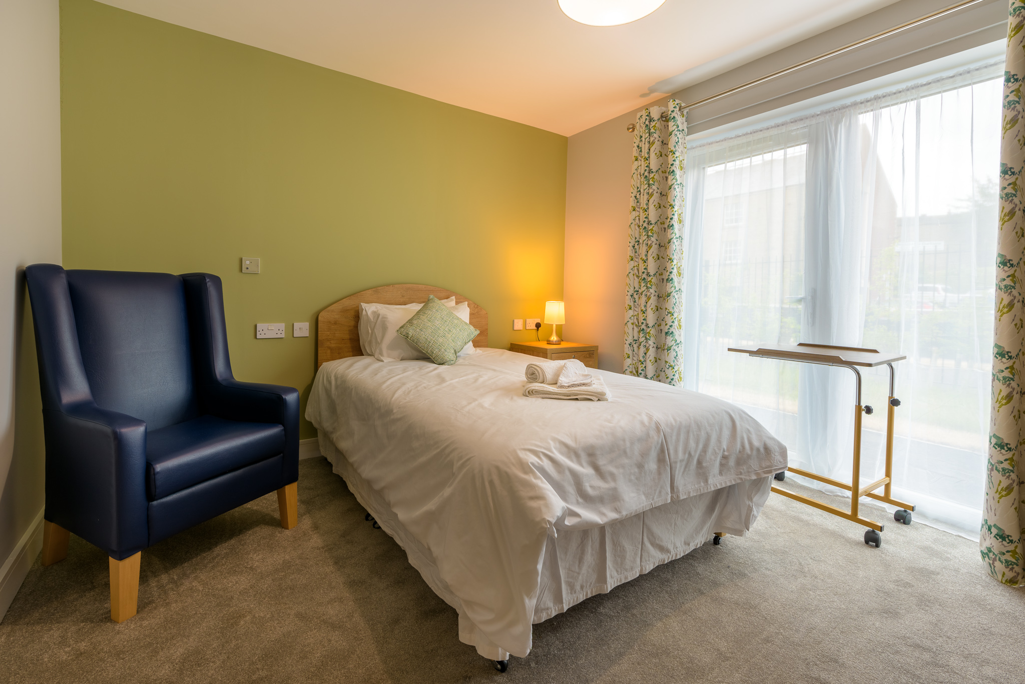 A bedroom at Shipley Manor Care Home in Shipley