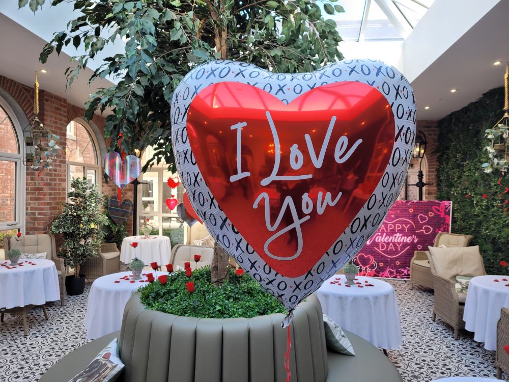 Castle Grange Care Home residents celebrate Valentine's Day