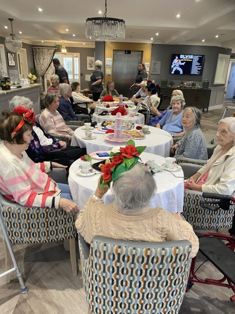 Celebrating Mother's Day at Hutton Manor Care Home in Pudsey