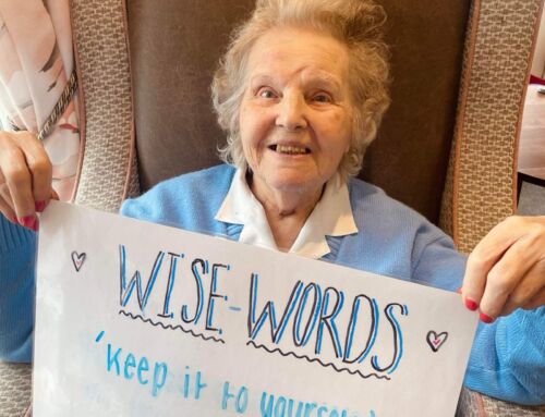 Wise Words from the Residents of St Mary’s Riverside Care Home