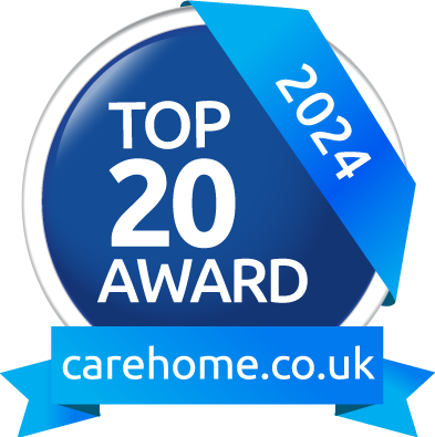 Carehome.co.uk Top 20 Award 2024 For St Mary's Riverside