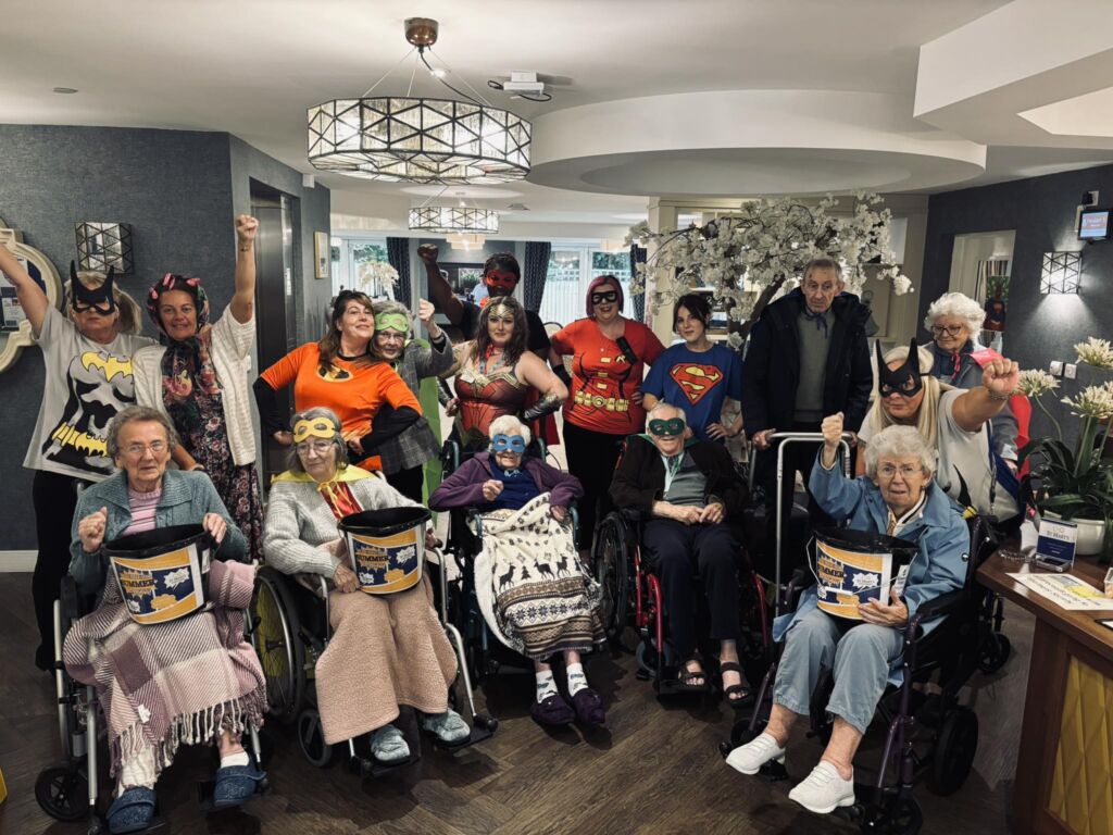 St Mary's Superheroes Raising Money for Alzheimer's Society